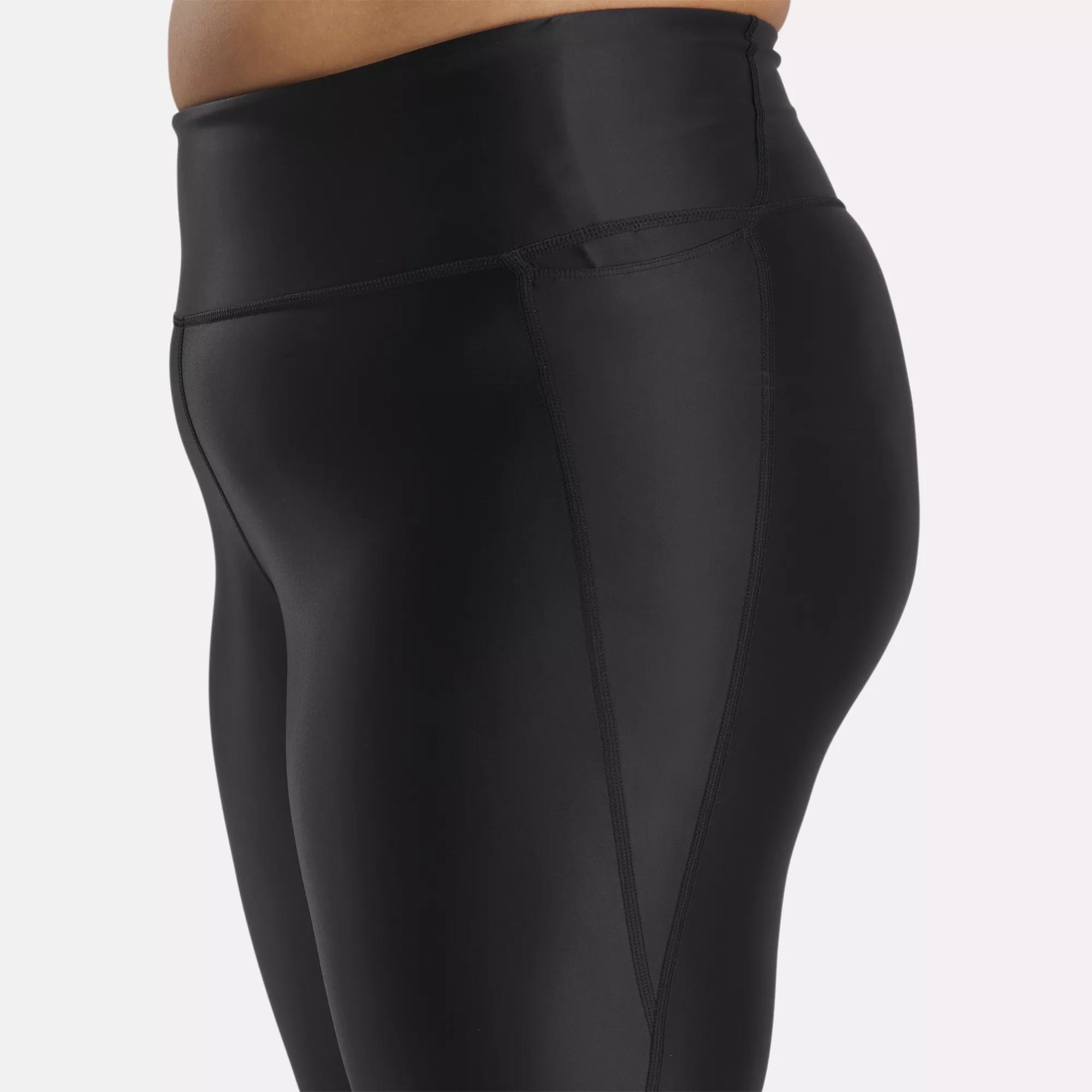 Lux High-Rise Leggings (Plus Size) - Black