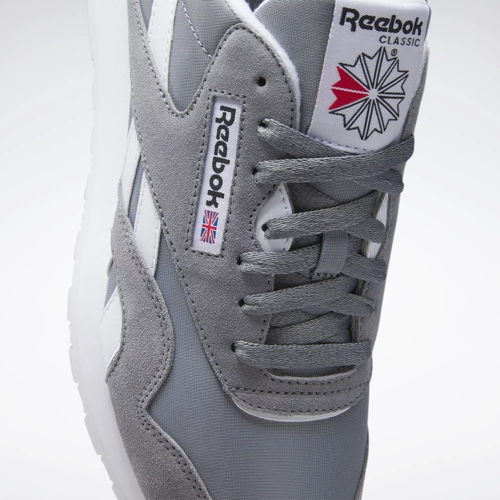 Reebok classic sales premium grey trainers