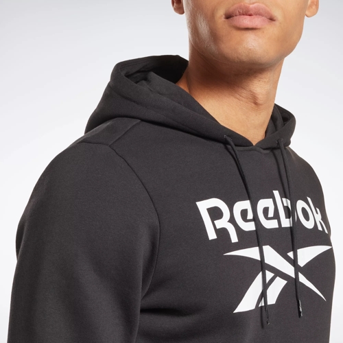 Reebok Identity Fleece Stacked Logo Pullover Hoodie in harmony