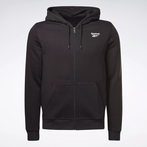 Reebok Identity Fleece Zip-Up Hoodie - Black