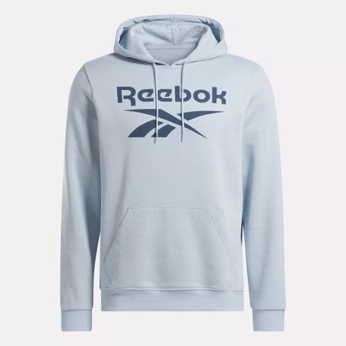 Reebok Identity Fleece Stacked Logo Pullover Hoodie