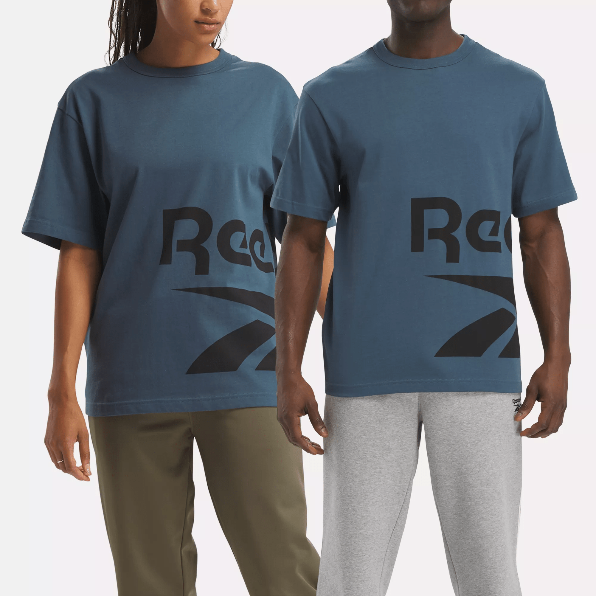 Reebok Graphic Series Side Vector T-shirt In Blue
