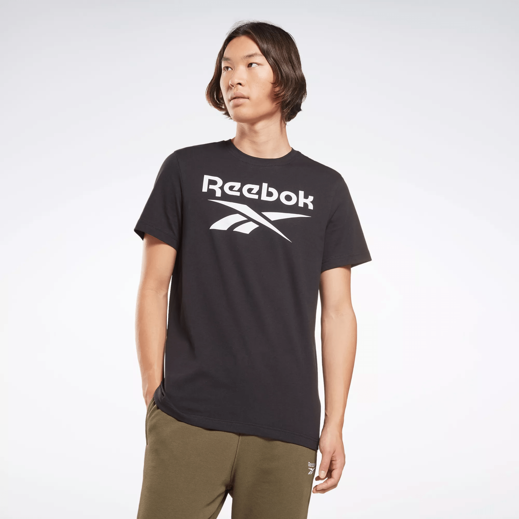 Reebok Identity Big Logo T-shirt In Black