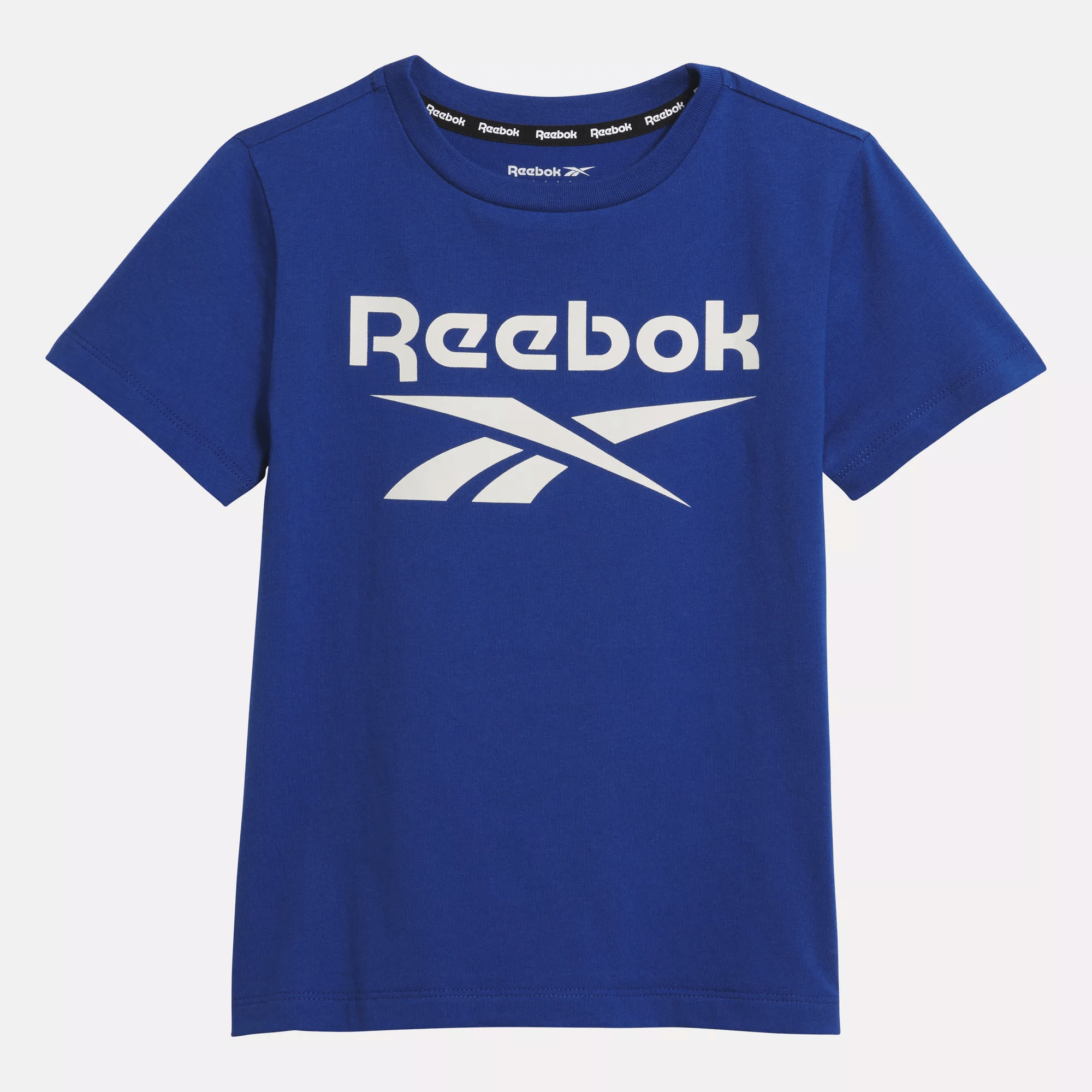 Shop Reebok Unisex  Id Big Logo Tee - Little Kids In In Vector Blue
