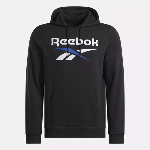 Reebok black men's hoodie on sale