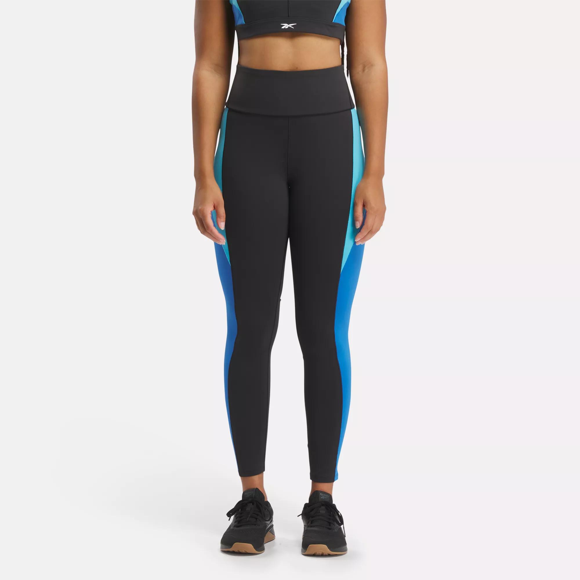 reebok speedwick color block legging
