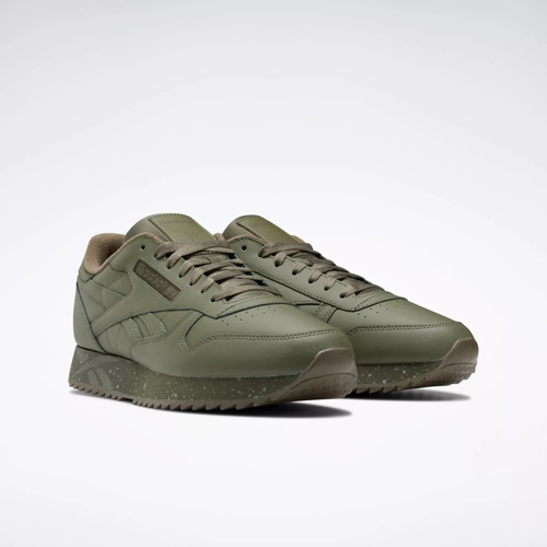 Prestigioso Joseph Banks Pío Classic Leather Ripple Shoes - Hunter Green / Pure Grey 3 / Army Green |  Reebok