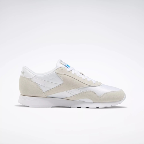 Alicia cuestionario acortar Classic Nylon Men's Shoes - White / White / Light Grey | Reebok