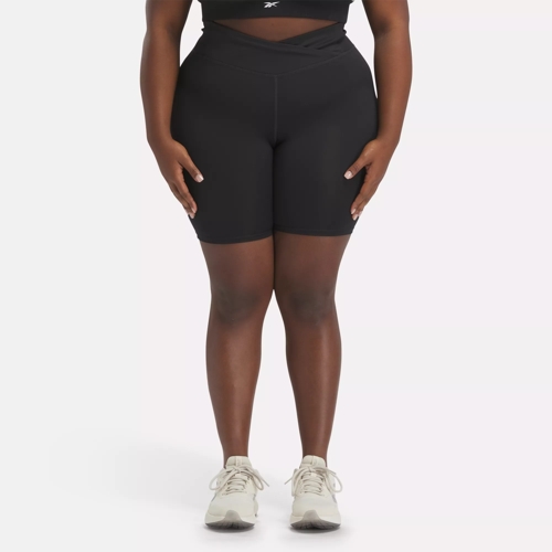 Workout Ready Basic Bike Shorts (Plus Size) - Night Black