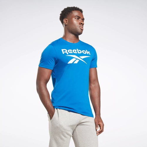 Reebok Men's Shirt - Blue - M