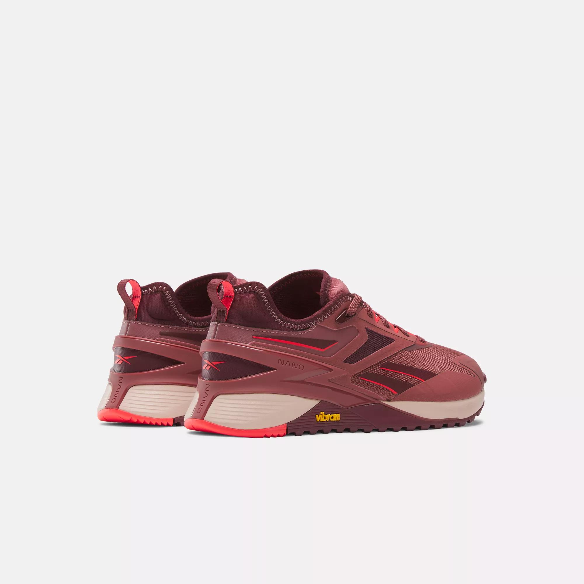 Nano X3 Adventure Women's Training Shoes - Sedona Rose / Classic Maroon /  Neon Cherry | Reebok