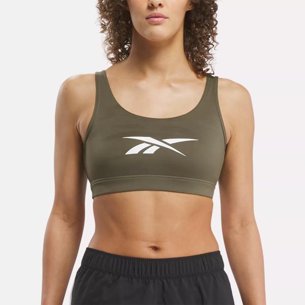 Reebok women's seamless front interest hot sale sports bra