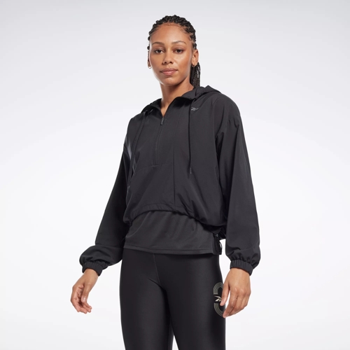 Reebok Apparel Men Performance Woven Zip-Up Jacket BLACK – Reebok Canada