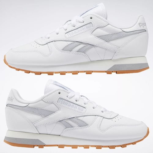 Classic Leather Shoes - Ftwr White / Cold Grey 2 Chalk |