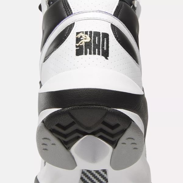 Shaq Attaq Shoes White Core Black Gold Metallic Reebok