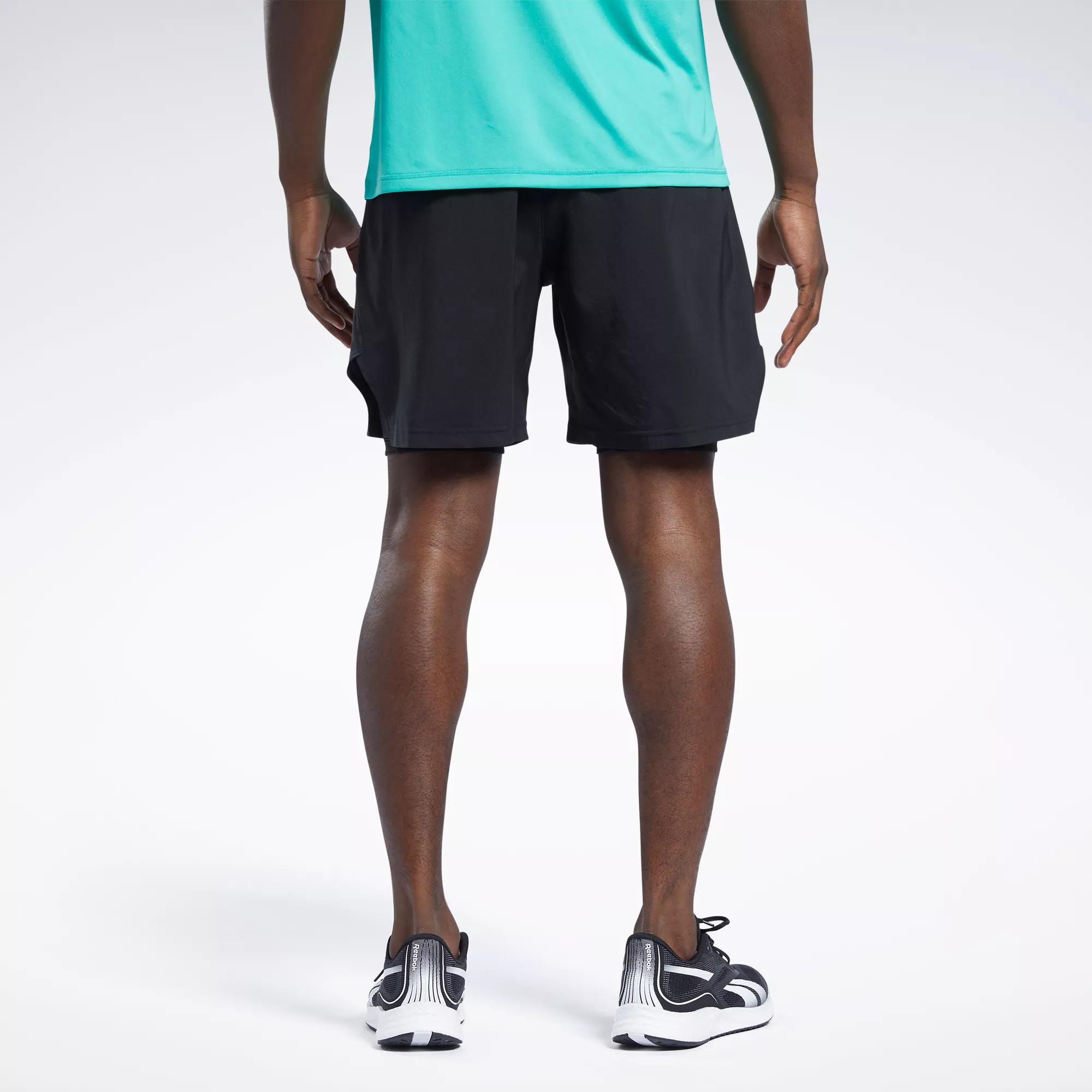 Running Two-in-One Shorts - Black | Reebok