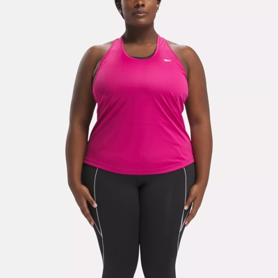 Workout Ready Mesh Back Tank Top (Plus Size)