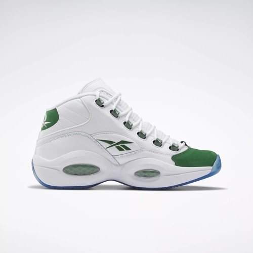 Question Mid Basketball Shoes - Ftwr / Pine Green / Ftwr | Reebok