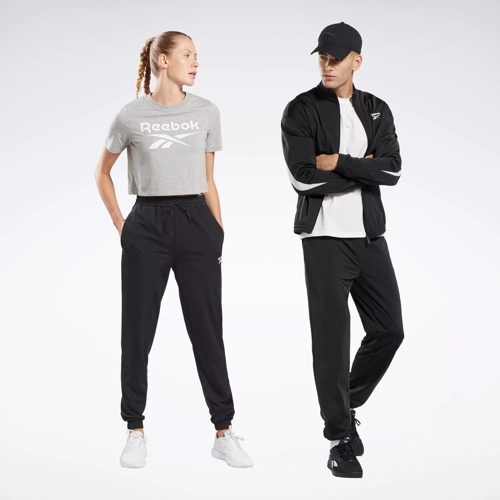 Reebok Identity Vector Knit Track Pants - Night Black | Reebok