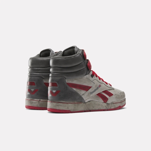 Reebok x Aliens BB 4000 II Mid Shoes Fog Grey Red Reebok