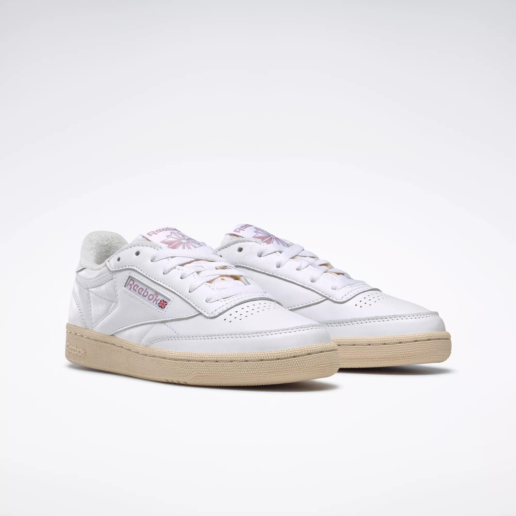 Chalk / Reebok White Club Shoes | 85 Lilac C Infused - / Vintage
