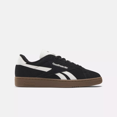 Club C Grounds UK Shoes - Chalk / Core Black / Reebok Rubber Gum-04