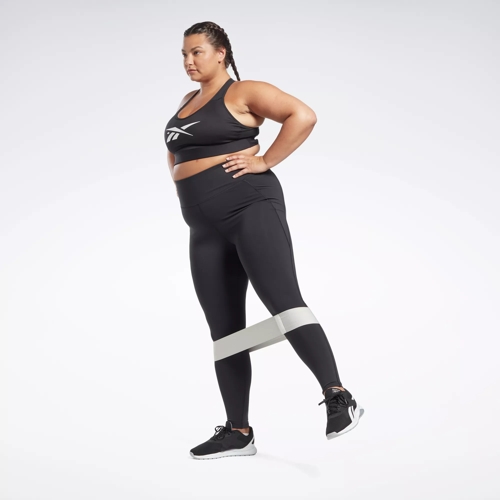 Sports Illustrated Womens Mid Rise Plus Yoga Pant, Color: Black