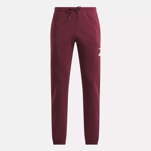 Reebok Women's Pull-on Drawstring Tricot Pants, A Macy's Exclusive In  Classic Maroon F