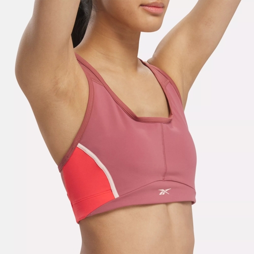 WILO THE LABEL Colorblock (cobalt/red) Racer Sports Bra Size Small 