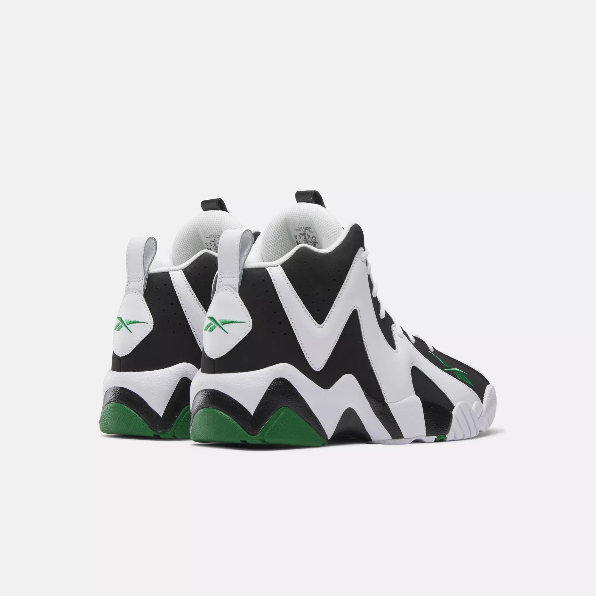 Hurrikaze II Men's Basketball Shoes White / Core Black / Glen Green