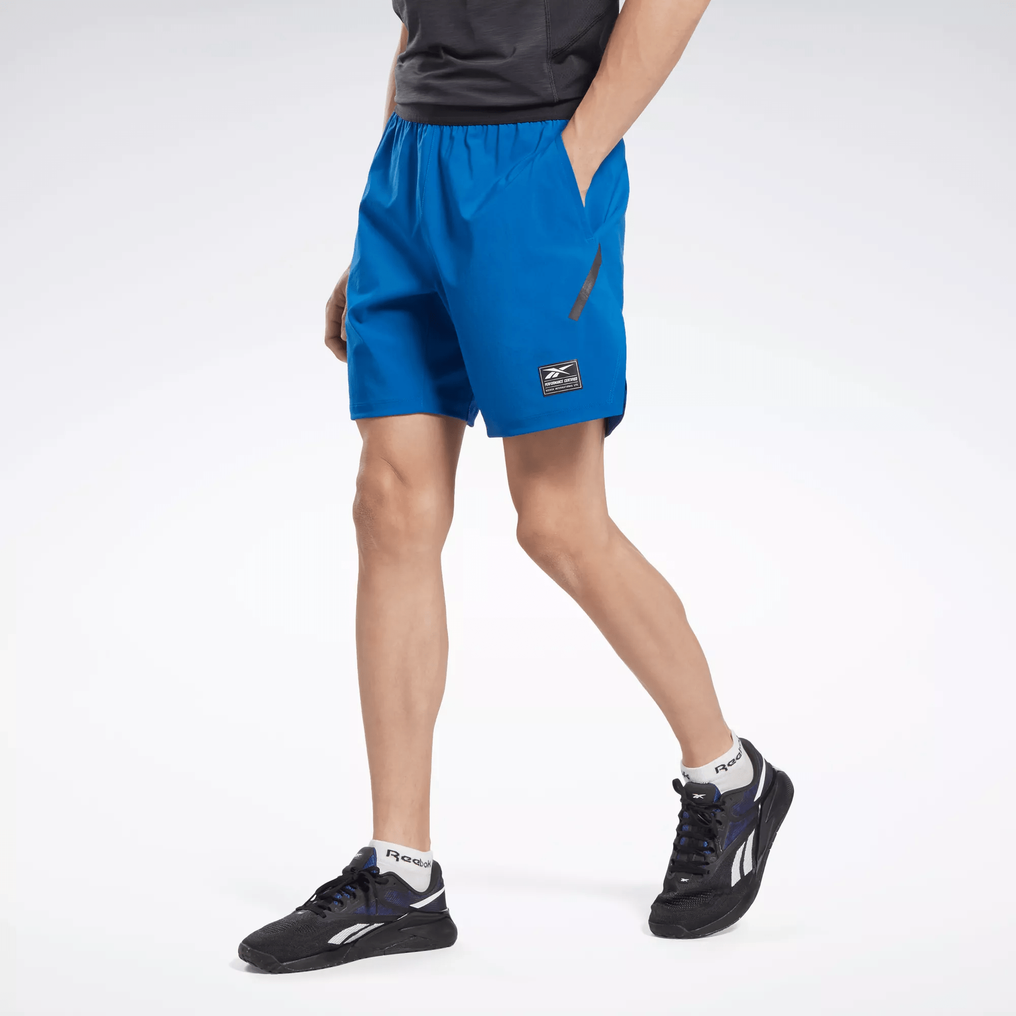 Reebok Men's Performance Certified Strength+ Shorts In Blue