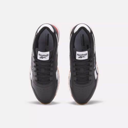 Reebok Glide Shoes Black White Brick Red Reebok