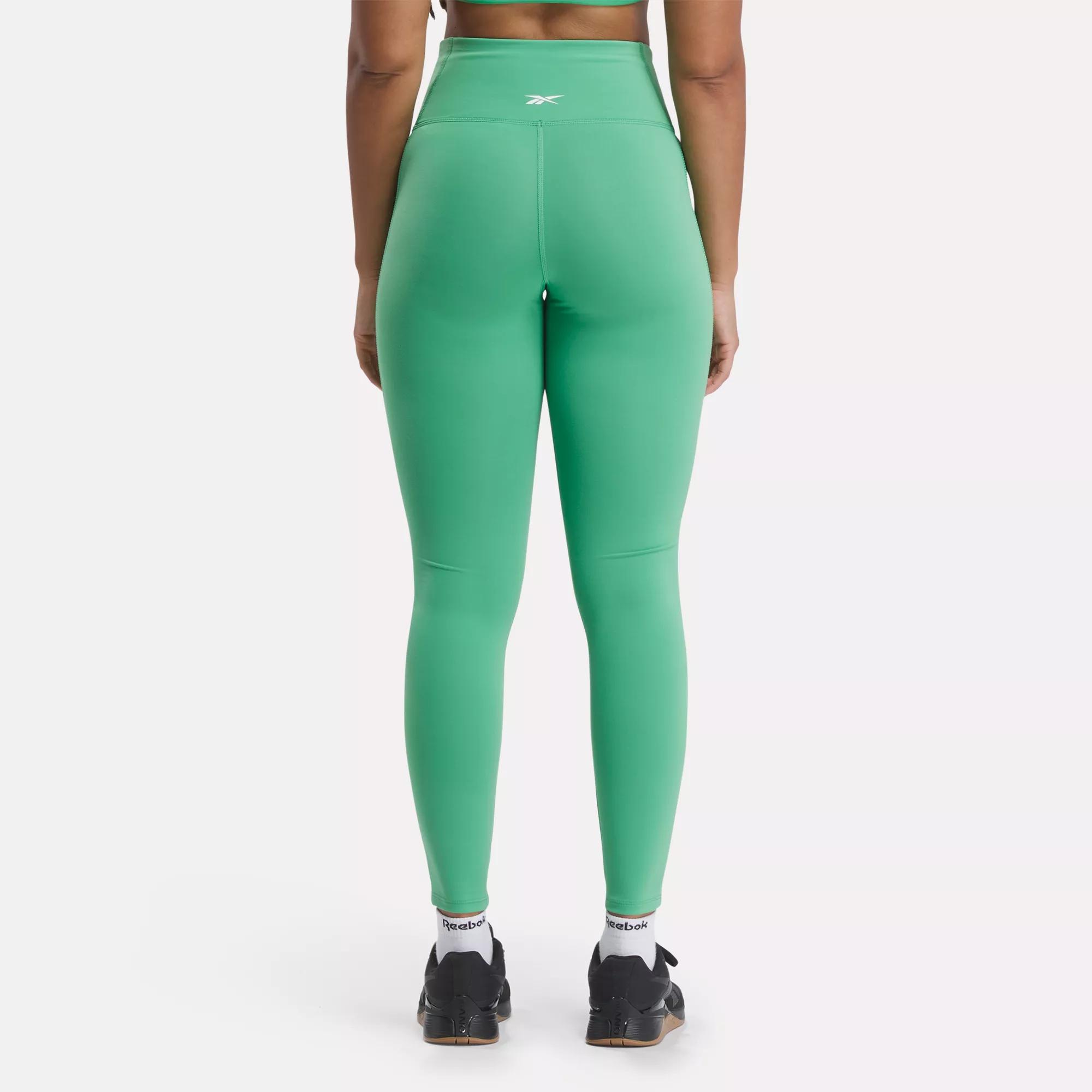 Lux High-Rise Leggings - Sport Green | Reebok