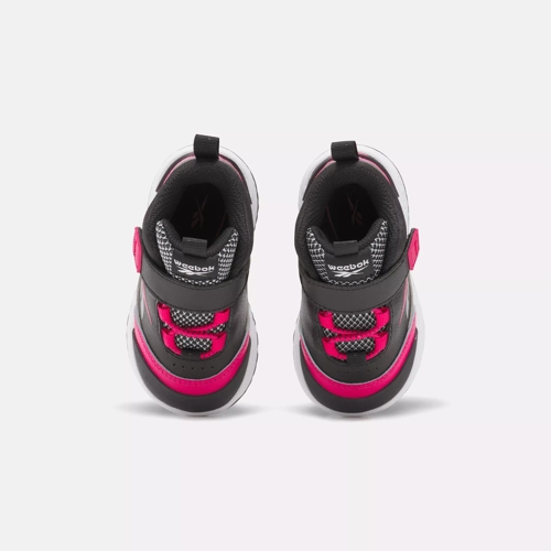Weebok Storm X Shoes Black Bold Pink Grey1 Reebok