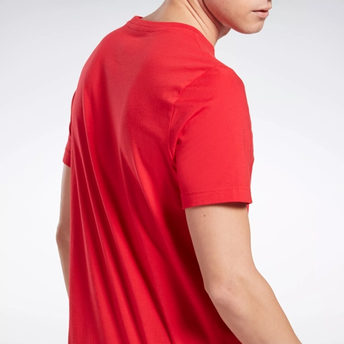 Reebok Identity Big Logo T-Shirt - Vector Red / Black | Reebok