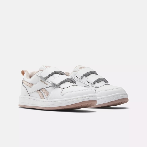 Reebok Royal Prime 2 Shoes - Preschool - White / Rose Gold / White