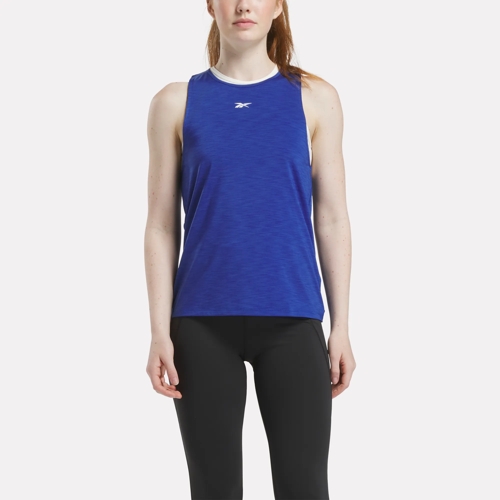 Reebok Women s Chill Athletic Tank Top in Blue Size L