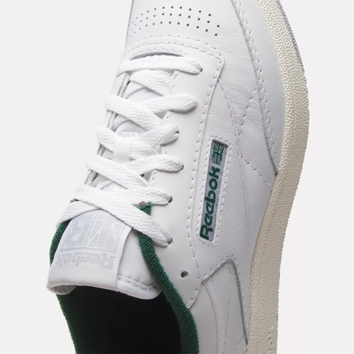 anunciar Factor malo cosecha Club C 85 Shoes - White / Chalk / Dark Green | Reebok