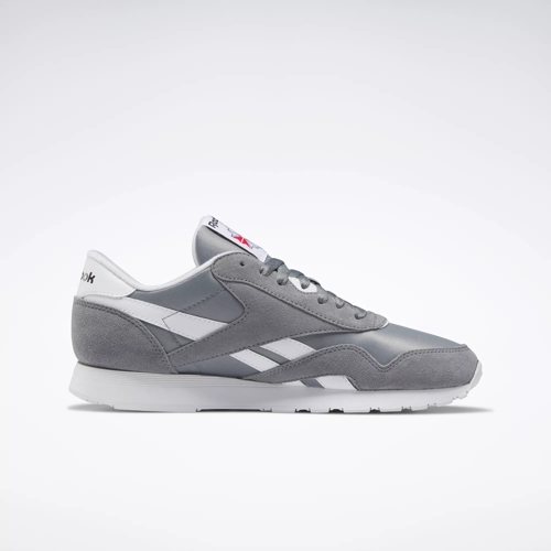 Reebok Men s Classic Nylon Shoes in Grey Size 11