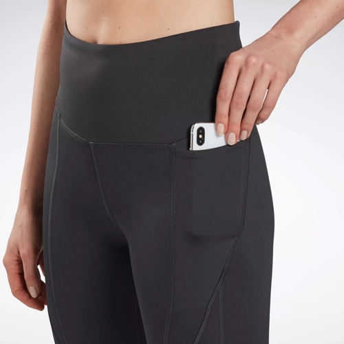 Workout Ready Pant Program High Rise Leggings - Night Black | Reebok