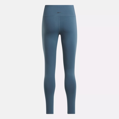 Lux High Rise Leggings Hoops Blue Reebok