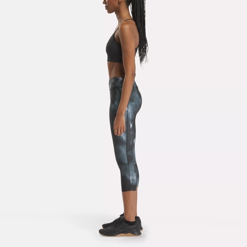 Reebok Black Speed Wick Capri Leggings Women's Size Small - beyond