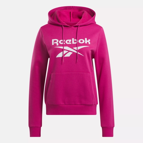 Pink reebok hoodie new arrivals