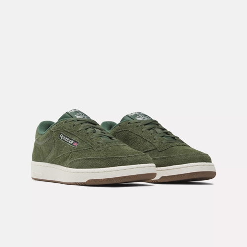 støn ødemark bluse Club C 85 Men's Shoes - Varsity Green / Chalk / Gum | Reebok