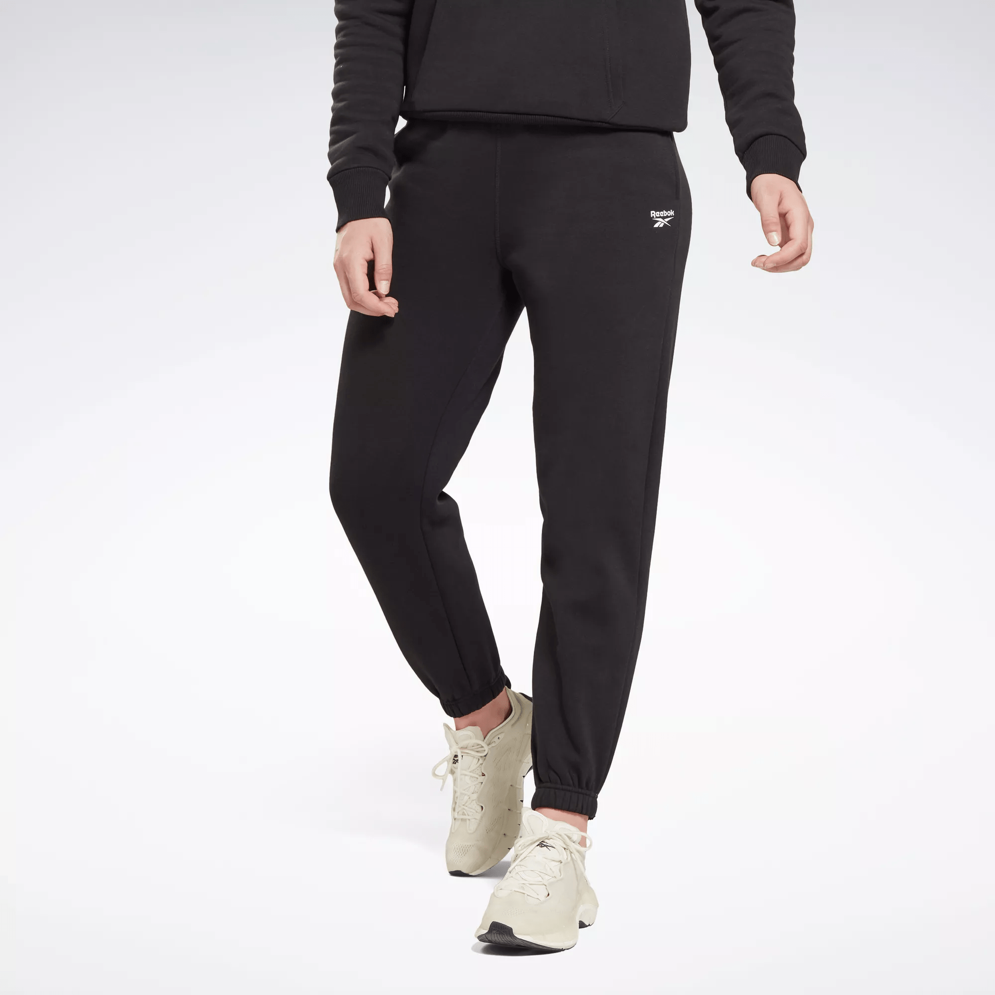 Reebok Identity Fleece Joggers In Black