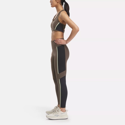 Leggings Reebok TS Reebok Lux High Rise Tights - Colorblock Black/ Stucco