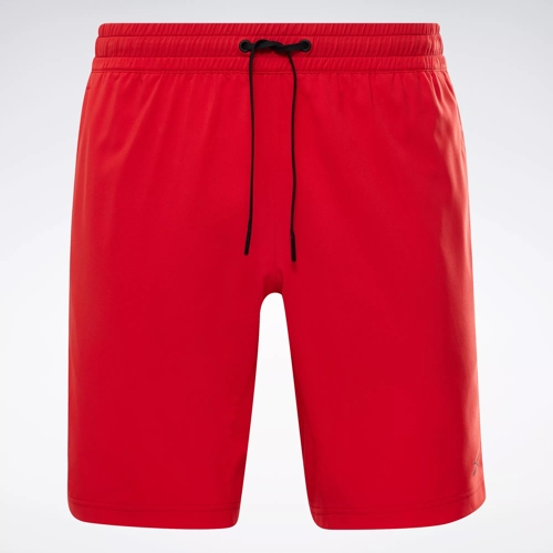 RSQ Nylon Mens Red Shorts - RED