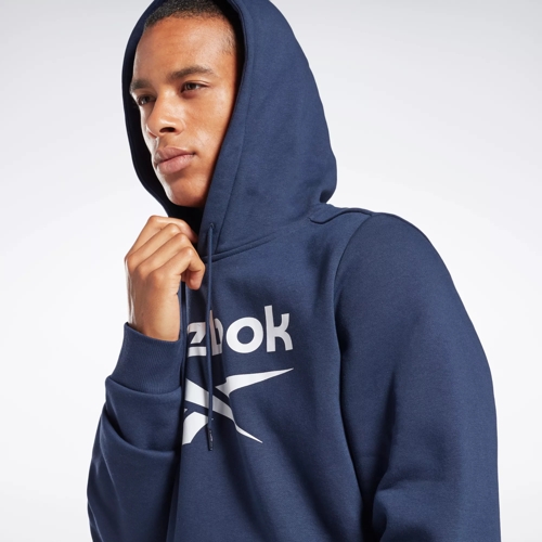 Reebok Men's Hoodie - Navy - M