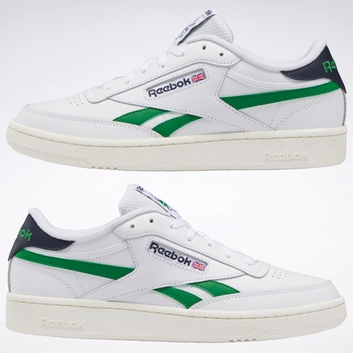 Reebok Classics Footwear Women's Club C Revenge Shoes Chalk/Varsity Green  F23/Reebok Rubber Gum-06, Size 5 : : Clothing, Shoes & Accessories