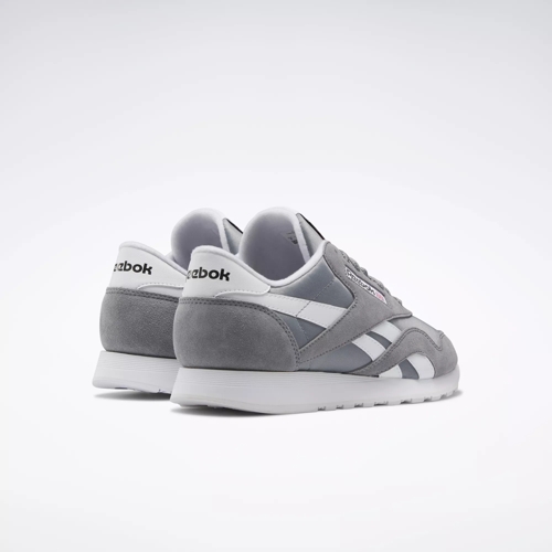 Zapatillas reebok classic nylon gris de hombre.